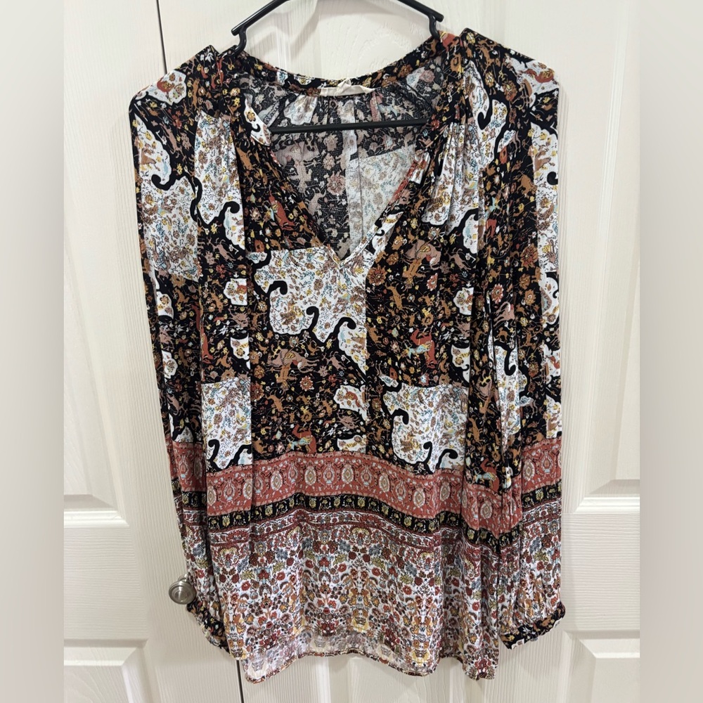 Long sleeve blouse